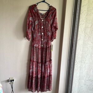 Beautiful sheer dress fully lined, brand new